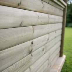 Forest Garden Hexagonal Gazebo With Timber Roof, (W)4.26m (D)3.69m -Outdoor Garden forest garden hexagonal gazebo with timber roof w 4 26m d 3 69m5013053163412 05i