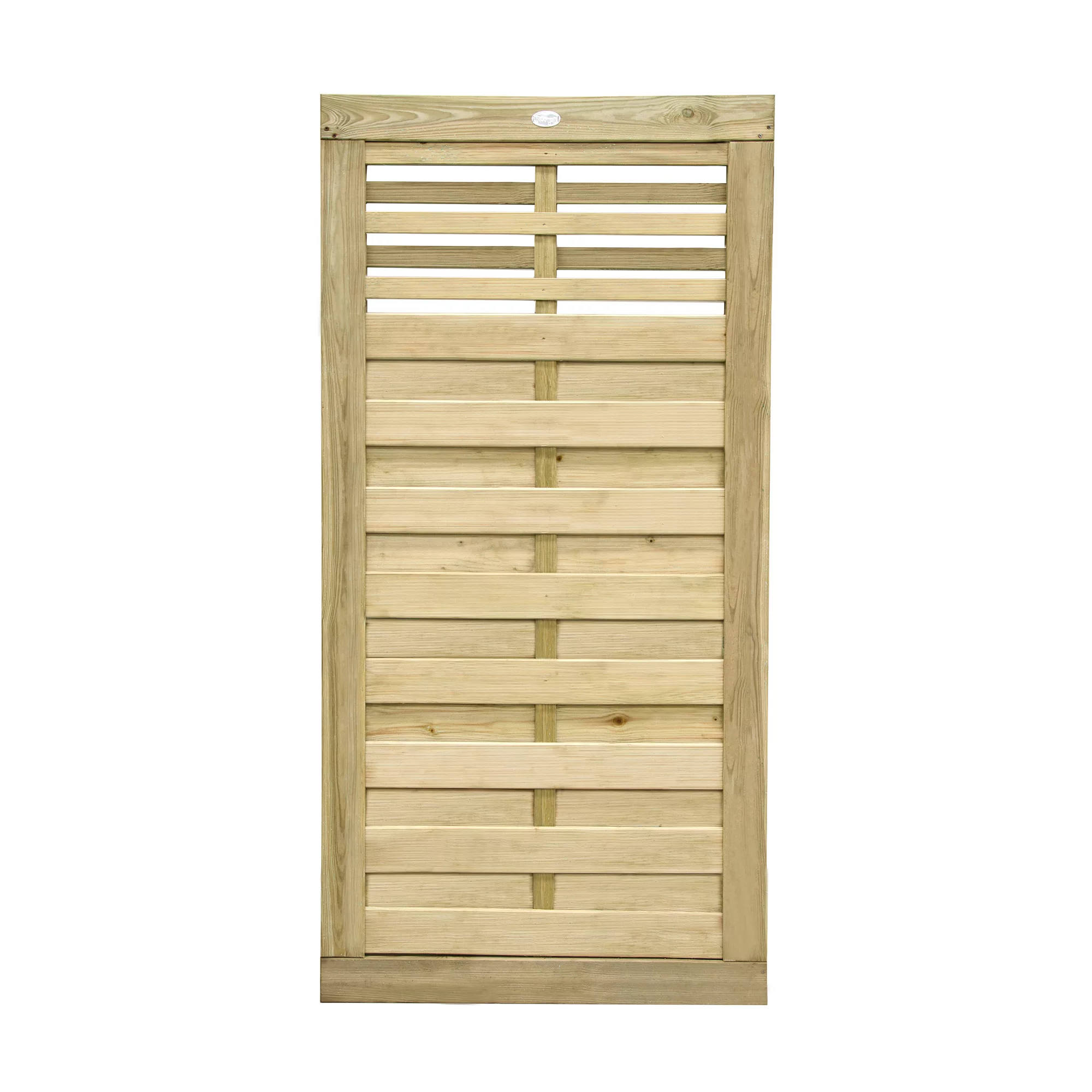 Forest Garden Kyoto Wood Slatted Gate, (H)1.8m (W)0.9m 4 Forest Garden Kyoto Wood Slatted Gate, (H)1.8m (W)0.9m - Image 2