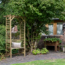 Forest Garden Palma Arbour, (H)2151mm (W)1200mm (D)620mm - Assembly Required 12 Forest Garden Palma Arbour, (H)2151mm (W)1200mm (D)620mm - Assembly Required -Outdoor Garden forest garden palma arbour h 2151mm w 1200mm d 620mm assembly required5013053190203 04i