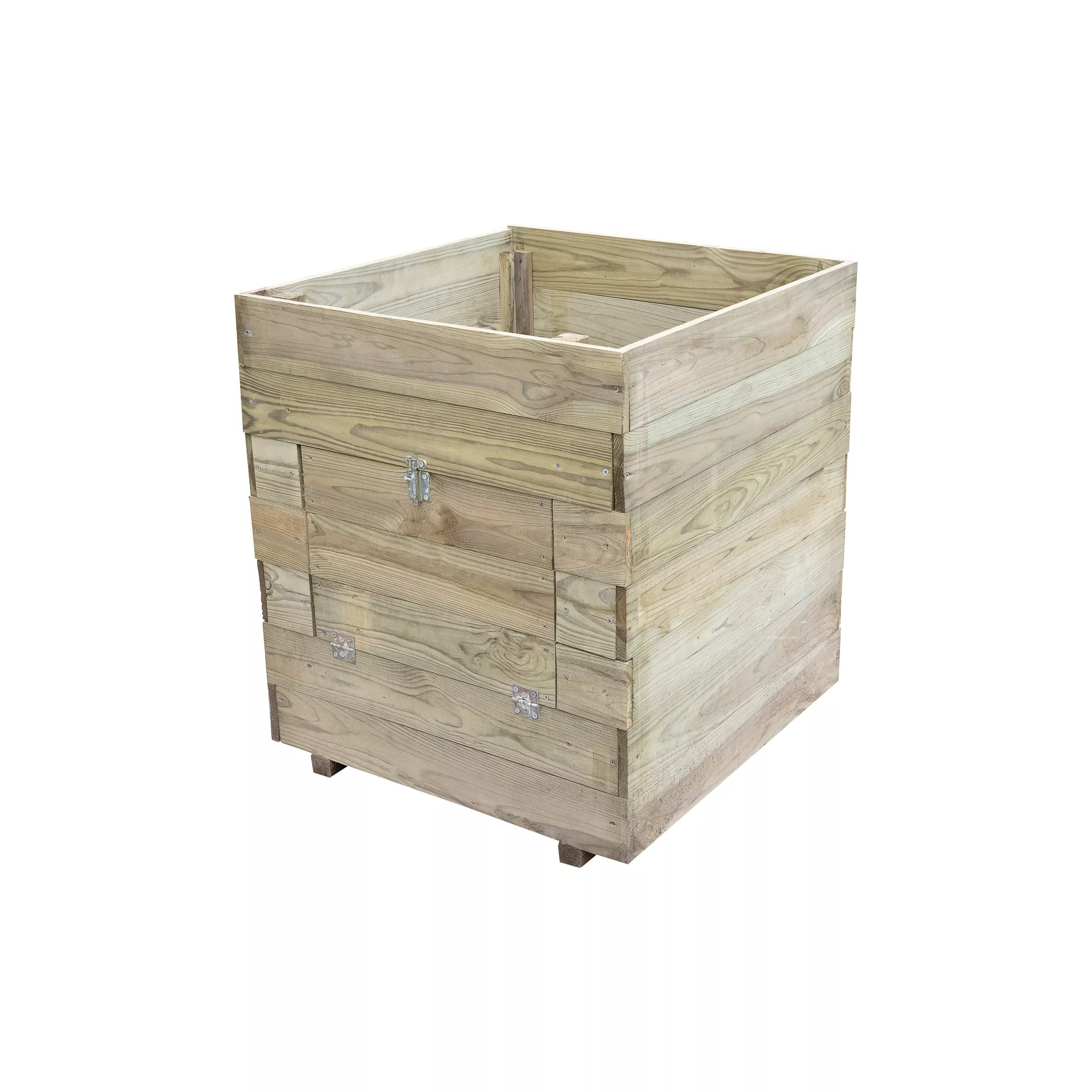 Forest Garden Potato Natural Timber Square Planter (H) 69.5cm X (W) 60cm 3 Forest Garden Potato Natural Timber Square Planter (H) 69.5cm X (W) 60cm