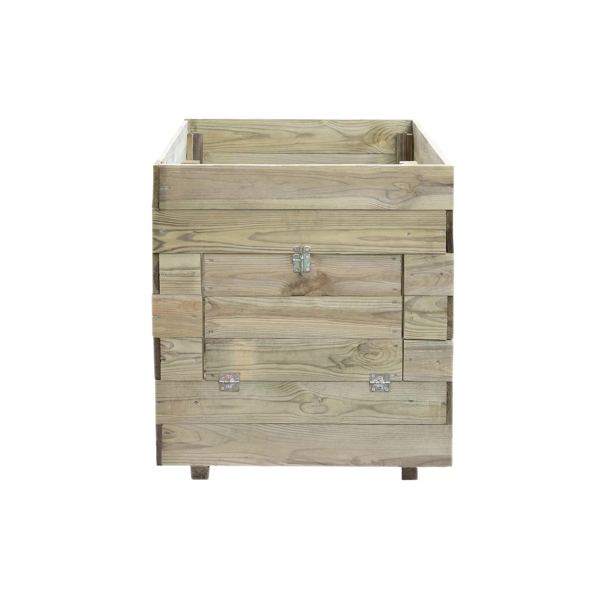 Forest Garden Potato Natural Timber Square Planter (H) 69.5cm X (W) 60cm 4 Forest Garden Potato Natural Timber Square Planter (H) 69.5cm X (W) 60cm - Image 2