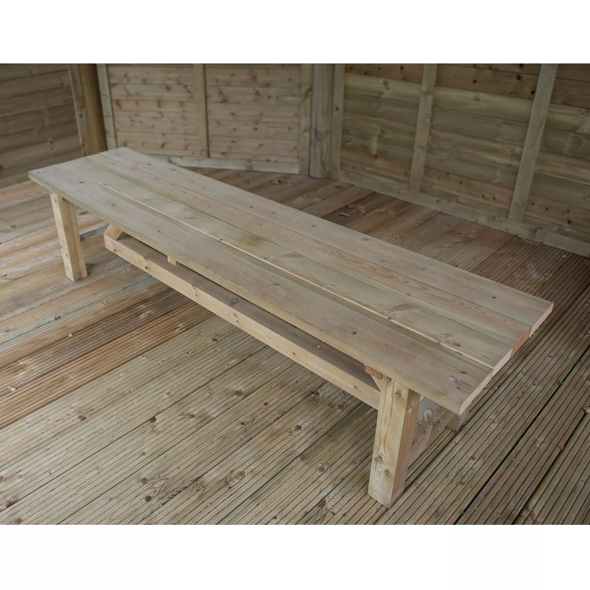 Forest Garden Premium Furnished Octagonal Gazebo, (W)5.27m (D)3.78m 6 Forest Garden Premium Furnished Octagonal Gazebo, (W)5.27m (D)3.78m - Image 4