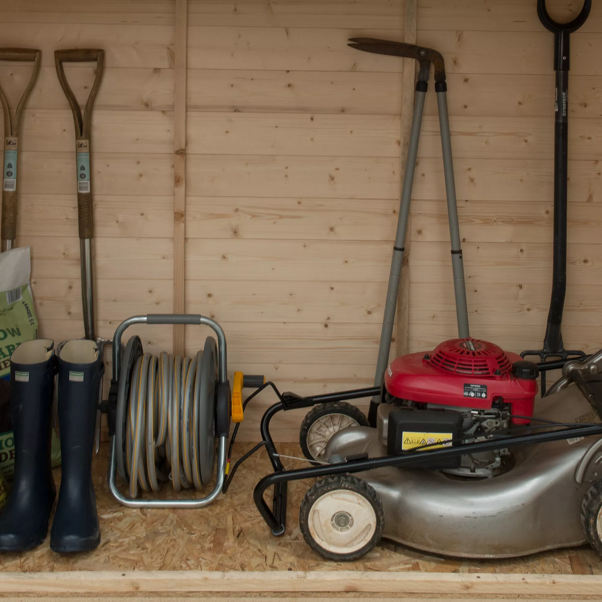 Forest Garden Shiplap Wooden 6x3 Pent Garden Storage 11 Forest Garden Shiplap Wooden 6x3 Pent Garden Storage - Image 9