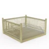 Forest Garden Softwood Decking Kit, X3 Balustrade (L) 1.31m X (W) 2.46m -Outdoor Garden forest garden softwood decking kit x3 balustrade l 1 31m x w 2 46m5013053192337 01c