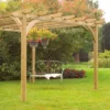Forest Garden Square Pergola, (H)2800mm (W)3600mm -Outdoor Garden forest garden square pergola h 2800mm w 3600mm5013053132272 01i bq