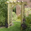 Forest Garden Ultima Arch Pergola, (H)2450mm (W)1820mm -Outdoor Garden forest garden ultima arch pergola h 2450mm w 1820mm5013053134832 01i bq