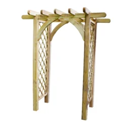 Forest Garden Ultima Arch Pergola, (H)2450mm (W)1820mm -Outdoor Garden forest garden ultima arch pergola h 2450mm w 1820mm5013053134832 02c bq