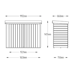 Forest Shiplap 6.3x2.8 Apex Garden Storage 2000L -Outdoor Garden forest shiplap 6 3x2 8 apex garden storage 2000l5013053163238 01t bq