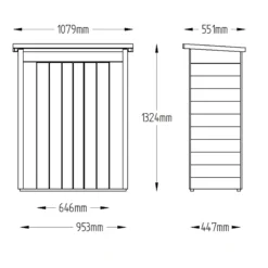 Forest Tongue & Groove 3.5x2 Pent Garden Storage 600L 31 Forest Tongue & Groove 3.5x2 Pent Garden Storage 600L -Outdoor Garden forest tongue groove 3 5x2 pent garden storage 600l5013053163122 01t bq