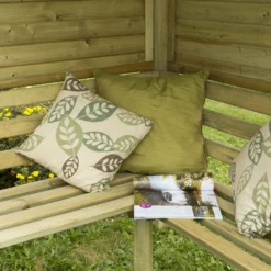 Forest Venetian Corner Arbour, (H)2500mm (W)2330mm (D)1610mm - Assembly Required -Outdoor Garden forest venetian corner arbour h 2500mm w 2330mm d 1610mm assembly required5013053139745 12i