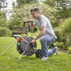Gardena Aquaroll Freestanding Manual Hose Reel Set (L)50m 9 Gardena Aquaroll Freestanding Manual Hose Reel Set (L)50m -Outdoor Garden gardena aquaroll freestanding manual hose reel set l 50m4078500032926 02i bq
