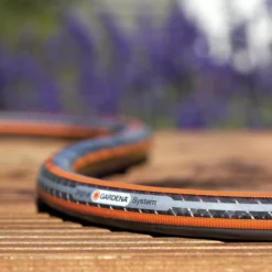 Gardena HighFLEX 18069 Black & Orange Hose Pipe (L)50m -Outdoor Garden gardena highflex 18069 black orange hose pipe l 50m4078500002080 02i bq