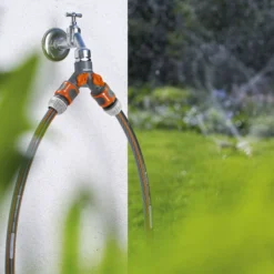 Gardena Round 2-way Hose Pipe Connector 13mm 7 Gardena Round 2-way Hose Pipe Connector 13mm -Outdoor Garden gardena round 2 way hose pipe connector 13mm4066407004184 01i bq