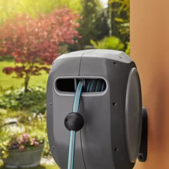 Gardena Wall-mounted Hose Reel (L)30m -Outdoor Garden gardena wall mounted hose reel l 30m4066407001770 01i bq