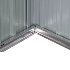 GoodHome Basic 1.62 X 0.98m Pent Grey Shed -Outdoor Garden goodhome basic 1 62 x 0 98m pent grey shed5059340270623 37c