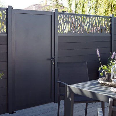 GoodHome Neva Aluminium Gate, (H)1.72m (W)0.93m 5 GoodHome Neva Aluminium Gate, (H)1.72m (W)0.93m - Image 3