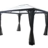 GoodHome Yallis Ebony Rectangular Gazebo, (W)3m (D)3.65m - Assembly Required 1 GoodHome Yallis Ebony Rectangular Gazebo, (W)3m (D)3.65m - Assembly Required -Outdoor Garden goodhome yallis ebony rectangular gazebo w 3m d 3 65m assembly required5059340125527 01c
