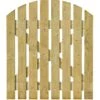 Grange Timber Domed Gate, (H)1.05m (W)0.9m -Outdoor Garden grange timber domed gate h 1 05m w 0 9m5019063260387 02c