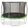 Green Trampoline & Enclosure -Outdoor Garden green trampoline enclosure3663602706311 01bq