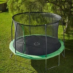 Green Trampoline & Enclosure -Outdoor Garden green trampoline enclosure3663602706311 04bq