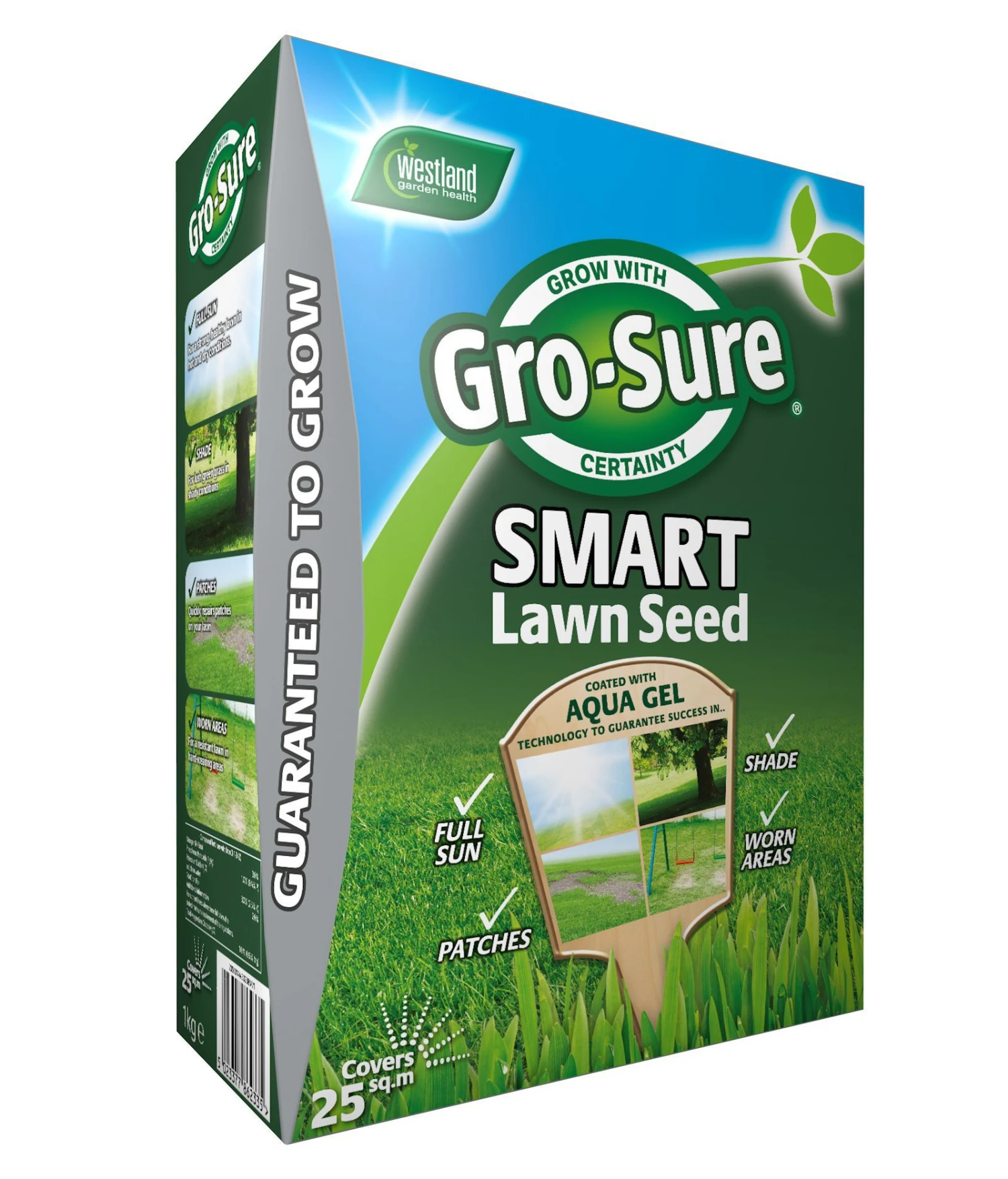 Gro-Sure Smart Grass Seeds, 1kg 3 Gro-Sure Smart Grass Seeds, 1kg
