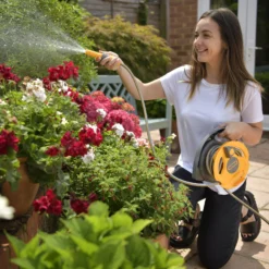 Hozelock Micro Hose Reel Set (L)10m -Outdoor Garden hozelock micro hose reel set l 10m5010646062466 01i bq