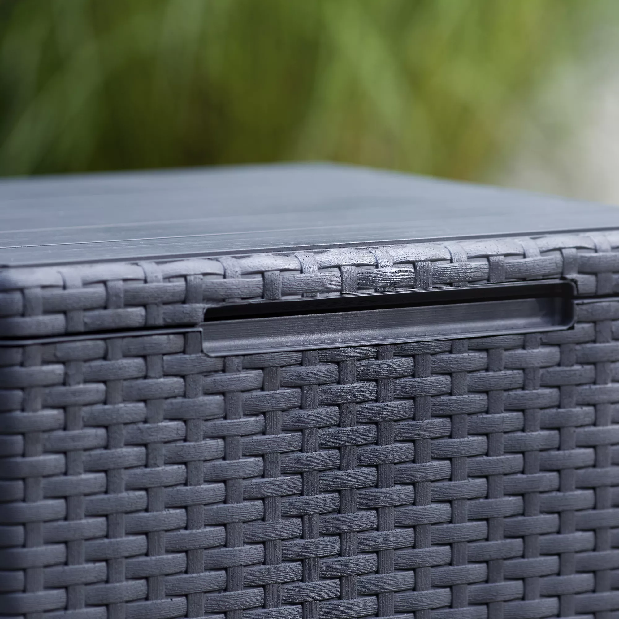 Keter Graphite 38.1L Small Plastic Storage Box & Lid 5 Keter Graphite 38.1L Small Plastic Storage Box & Lid - Image 3