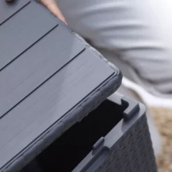 Keter Graphite 38.1L Small Plastic Storage Box & Lid 14 Keter Graphite 38.1L Small Plastic Storage Box & Lid -Outdoor Garden keter graphite 38 1l small plastic storage box lid8711245155517 37c