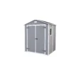 Keter Manor Apex Grey Plastic Shed With Floor (Base Included) -Outdoor Garden keter manor apex grey plastic shed with floor base included 7290103660390 01bq