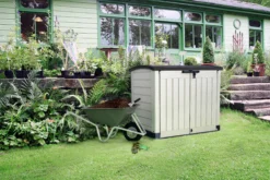 Keter Store-it-out ARC Plastic Garden Storage Box -Outdoor Garden keter store it out arc plastic garden storage box5397007165784 01bq