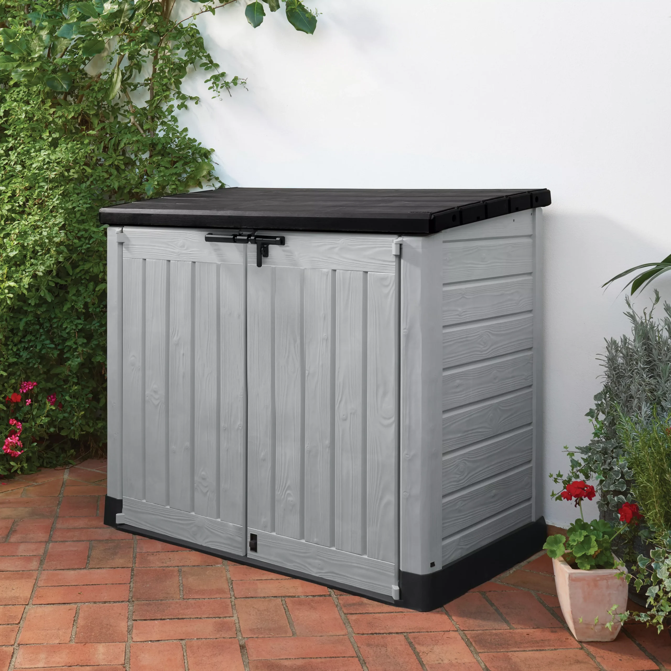 Keter Store It Out Max Wood Effect Garden Storage 1200L 3 Keter Store It Out Max Wood Effect Garden Storage 1200L