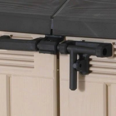 Keter Store It Out Ultra Wood Effect Plastic Barrel Bike Store 5 Keter Store It Out Ultra Wood Effect Plastic Barrel Bike Store - Image 3