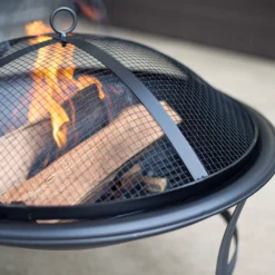 La Hacienda Albion Steel Firepit 15 La Hacienda Albion Steel Firepit -Outdoor Garden la hacienda albion steel firepit5055025581657 04i bq