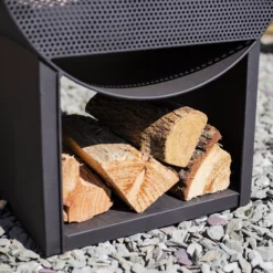 La Hacienda Camacha Steel Fireplace -Outdoor Garden la hacienda camacha steel fireplace5055025585273 05i BQ