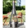 La Hacienda Colorado Steel Chiminea -Outdoor Garden la hacienda colorado steel chiminea5055025562427 02c bq