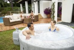 Lay-Z-Spa Zurich 4 Person Inflatable Hot Tub -Outdoor Garden lay z spa zurich 4 person inflatable hot tub6941607312797 06i bq