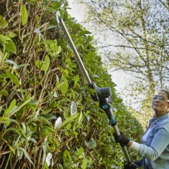 Mac Allister 18V 450mm MPHT1845-Li Cordless Pole Hedge Trimmer -Outdoor Garden mac allister 18v 450mm mpht1845 li cordless pole hedge trimmer5059340239569 03i