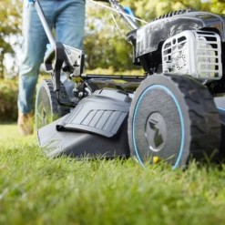 Mac Allister MLMP550SP46-M&S 140cc Petrol Rotary Lawnmower -Outdoor Garden mac allister mlmp550sp46 m s 140cc petrol rotary lawnmower5059340124506 03i