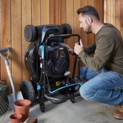 Mac Allister MLMP550SP46-M&S 140cc Petrol Rotary Lawnmower -Outdoor Garden mac allister mlmp550sp46 m s 140cc petrol rotary lawnmower5059340124506 05i