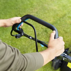 Mac Allister MLMP550SP46-M&S 140cc Petrol Rotary Lawnmower -Outdoor Garden mac allister mlmp550sp46 m s 140cc petrol rotary lawnmower5059340124506 06i