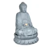 Mains-powered Buddha Water Feature With LED Lights (H)86cm 1 Mains-powered Buddha Water Feature With LED Lights (H)86cm -Outdoor Garden mains powered buddha water feature with led lights h 86cm5053844243619 01c bq