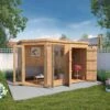 Mercia 11x7 Pent Shiplap Summer House With Double Door -Outdoor Garden mercia 11x7 pent shiplap summer house with double door5029442091006 01c bq