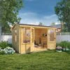 Mercia 13x10 Reverse Apex Tongue & Groove Cabin With Double Door 1 Mercia 13x10 Reverse Apex Tongue & Groove Cabin With Double Door -Outdoor Garden mercia 13x10 reverse apex tongue groove cabin with double door5029442088419 02i