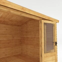 Mercia 13x10 Reverse Apex Tongue & Groove Cabin With Double Door -Outdoor Garden mercia 13x10 reverse apex tongue groove cabin with double door5029442088419 36c bq