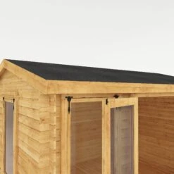 Mercia 13x10 Reverse Apex Tongue & Groove Cabin With Double Door -Outdoor Garden mercia 13x10 reverse apex tongue groove cabin with double door5029442088419 38c bq