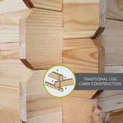 Mercia 13x10 Reverse Apex Tongue & Groove Cabin With Double Door -Outdoor Garden mercia 13x10 reverse apex tongue groove cabin with double door5029442088419 39c bq