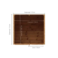 Mercia 4x4 Snug Apex Shiplap Playhouse - Assembly Service Included -Outdoor Garden mercia 4x4 snug apex shiplap playhouse assembly service included5029442002170 02t bq