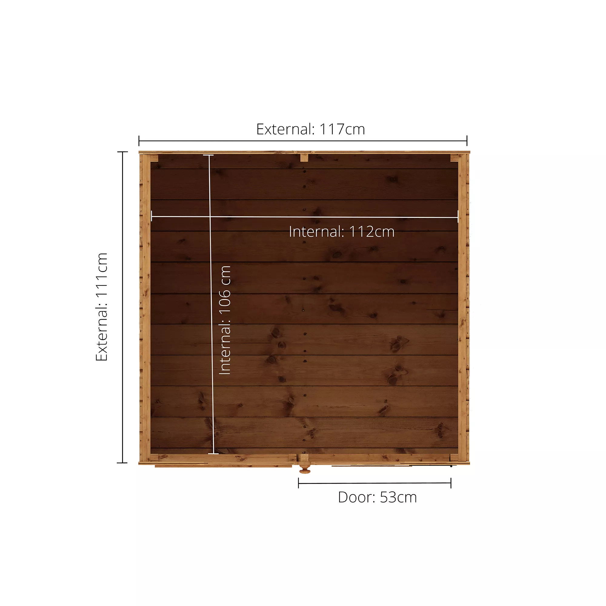 Mercia 4x4 Snug European Softwood Playhouse Assembly Required 7 Mercia 4x4 Snug European Softwood Playhouse Assembly Required - Image 5