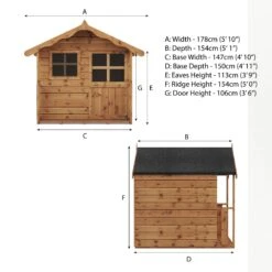 Mercia 5x5 Poppy European Softwood Playhouse Assembly Required 9 Mercia 5x5 Poppy European Softwood Playhouse Assembly Required -Outdoor Garden mercia 5x5 poppy european softwood playhouse assembly required5029442076362 02t