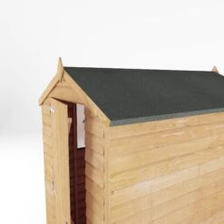 Mercia 6x4 Ft Apex Overlap Wooden 2 Windows Shed With Floor -Outdoor Garden mercia 6x4 ft apex overlap wooden 2 windows shed with floor5029442075099 03c